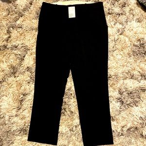 NWT H&M Black womens work office slacks sz 14
